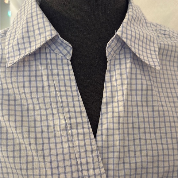 Riders by Lee Easy Care Women’s Blue and white Checkered Shirt. XL. - Picture 5 of 12